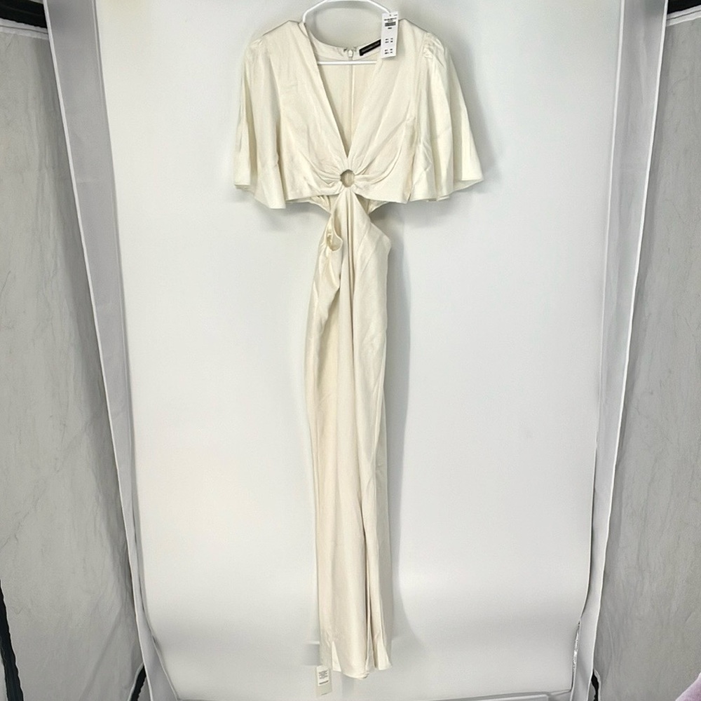 Abercrombie & Fitch Cream Maxi Dress